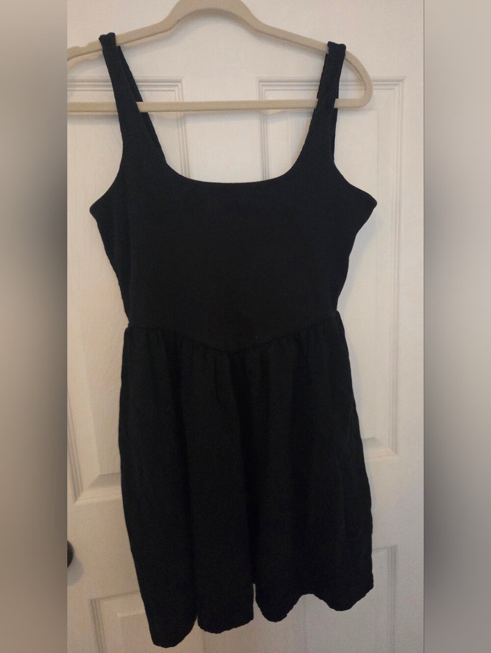 Classic Black Tank Sundress - Women's Sleeveless Dress